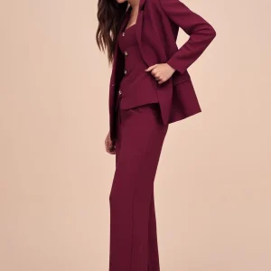 Pantalon Calu Bordo
