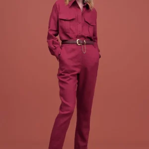 Pantalón Clara Bordo