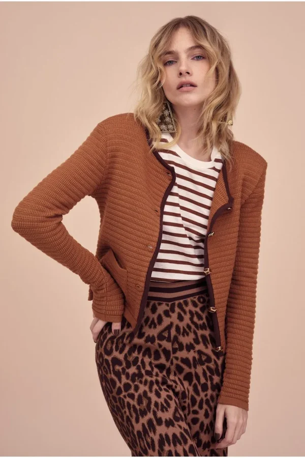 Cardigan Virginia Dulce de Leche